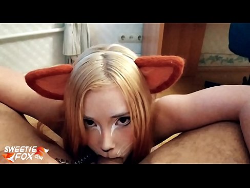 ❤️ Kitsune schlucken Dick a kum an hirem Mond ❤️❌ Russesch Porno bei eis ❌❤